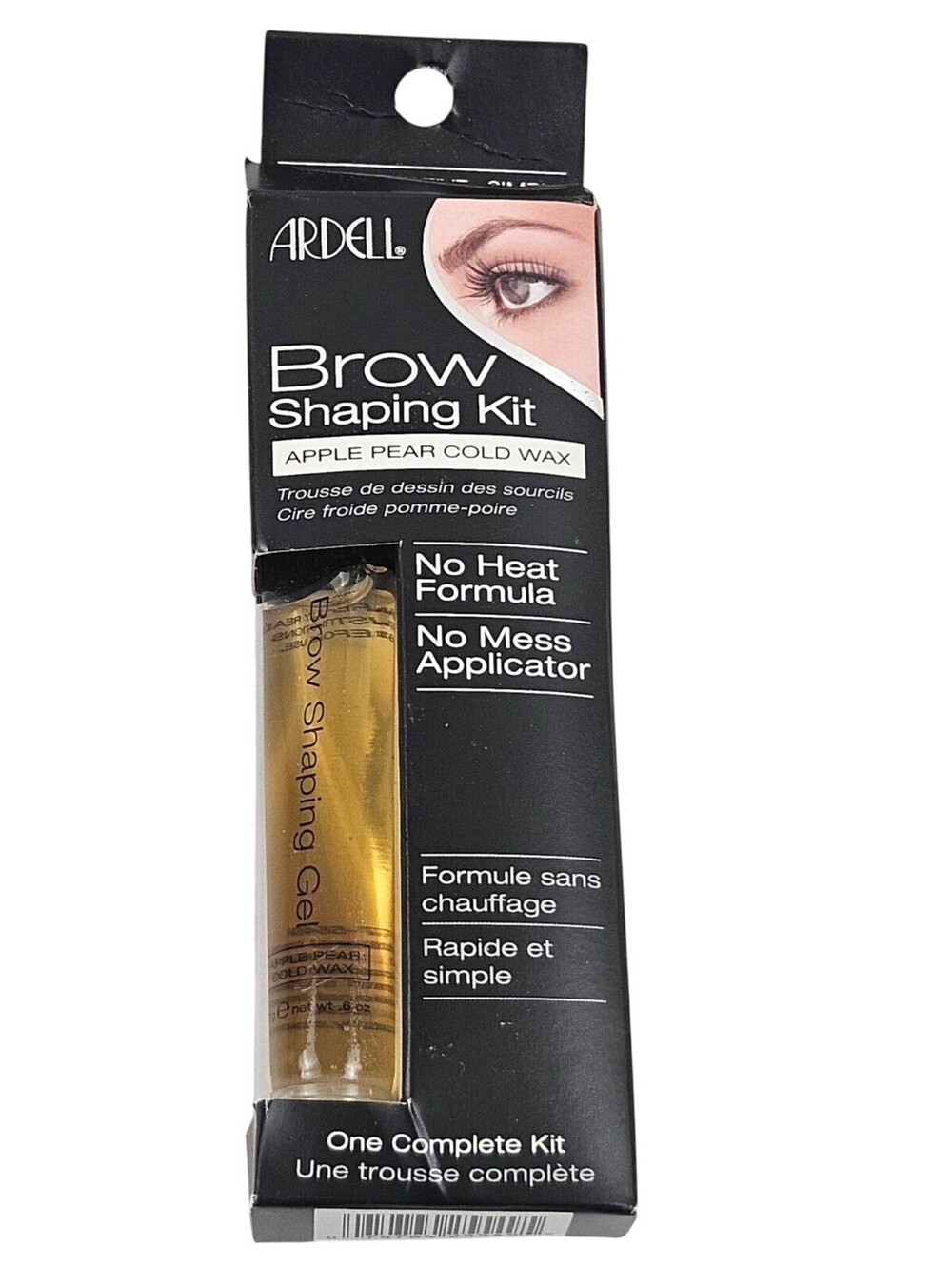 Ardell Brow Shaping Kit Apple Pear Cold Wax No Heat No Mess Applicator NIB
